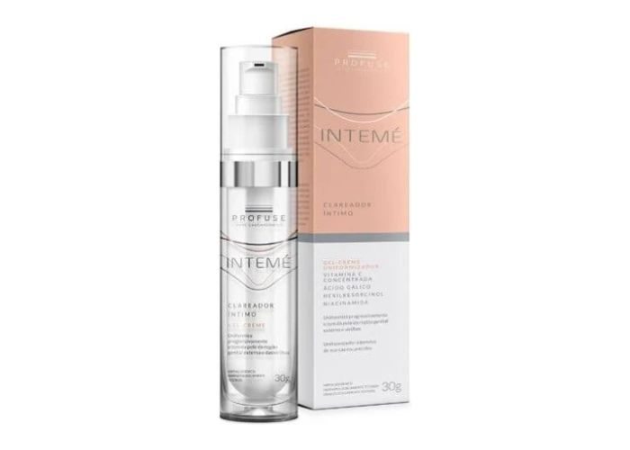 Gel Creme Clareador Íntimo Profuse Intemé Frasco 30g - Virilha
