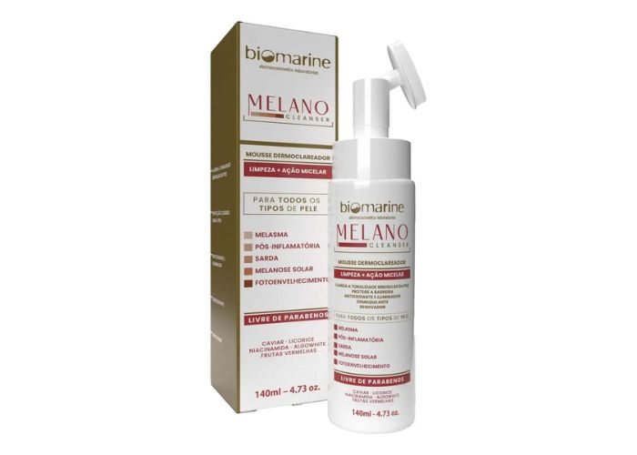 Sabonete Facial Para Melasma Melano Cleanser 140ml Biomarine